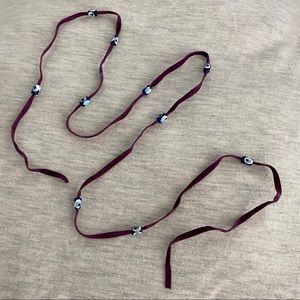 Evil Eye Purple Wrap Bracelet